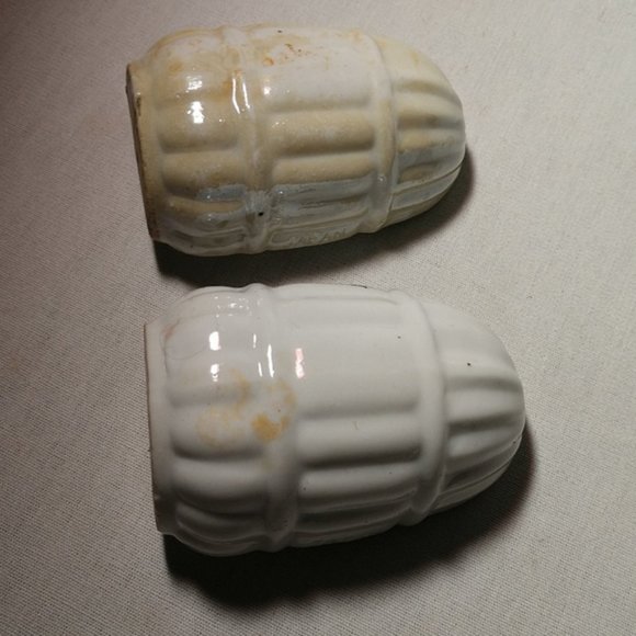 Bird Feeders Vintage Milk Glass Bird Cage - Picture 2 of 8